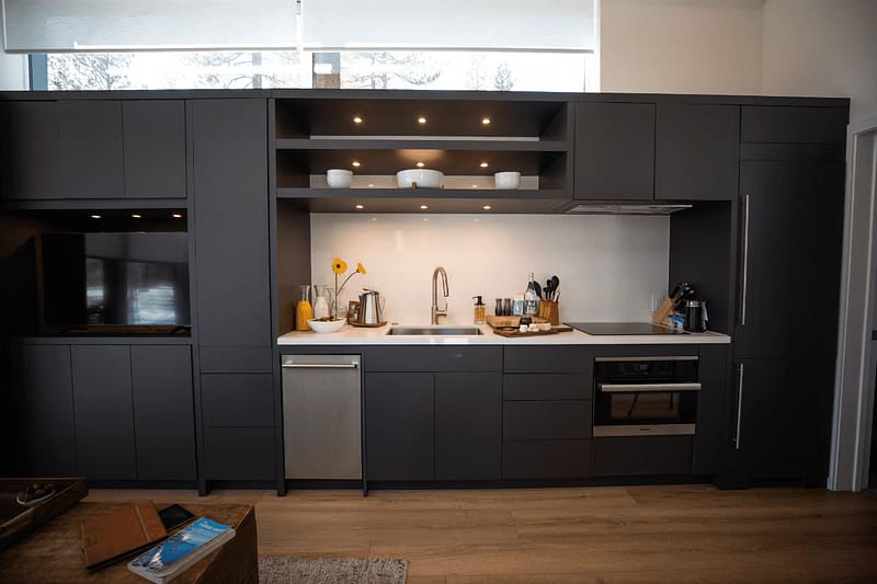 Village Camp Truckee - Adventure Cabin Kitchen