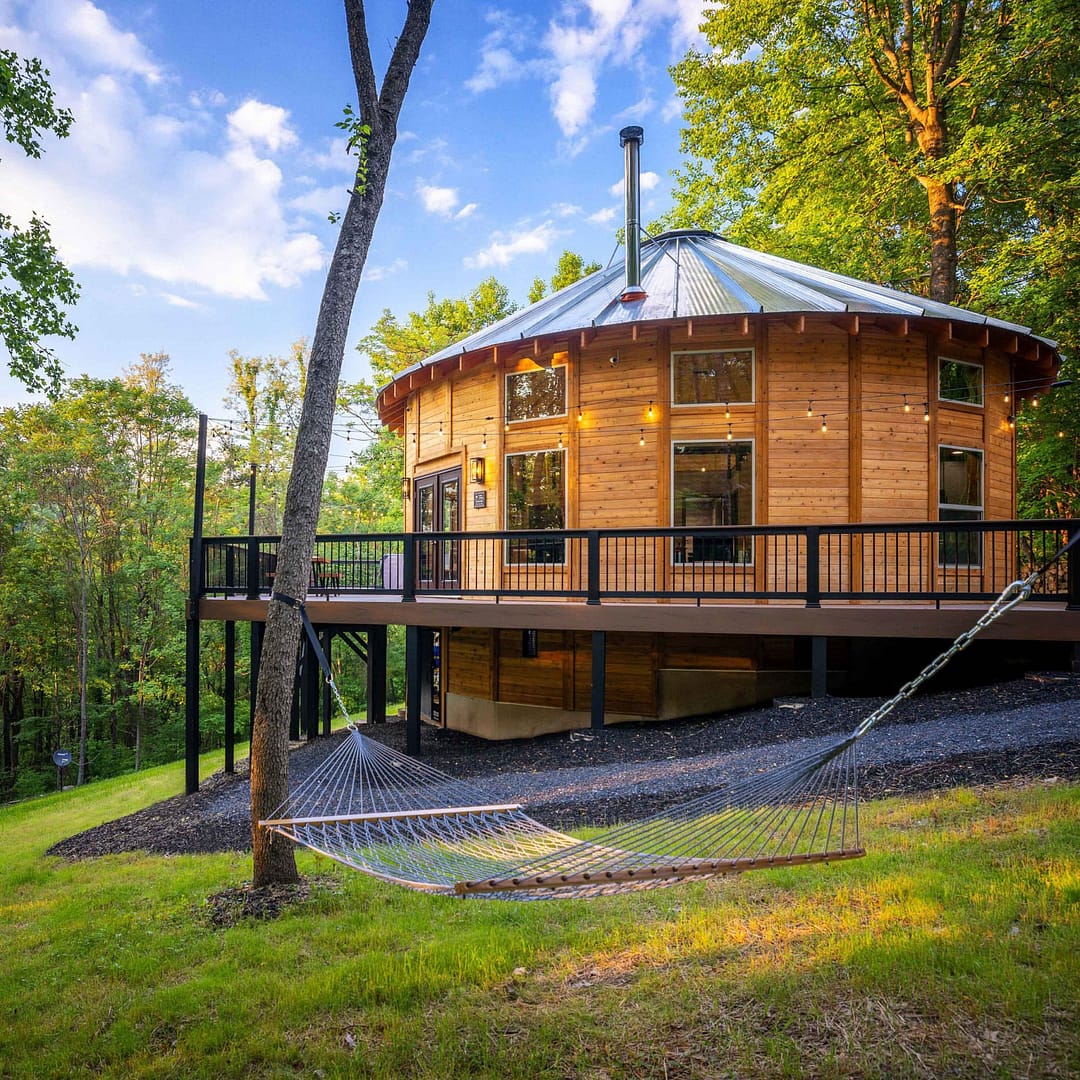 spacious skies campgrounds shenandoah views glamping yurt