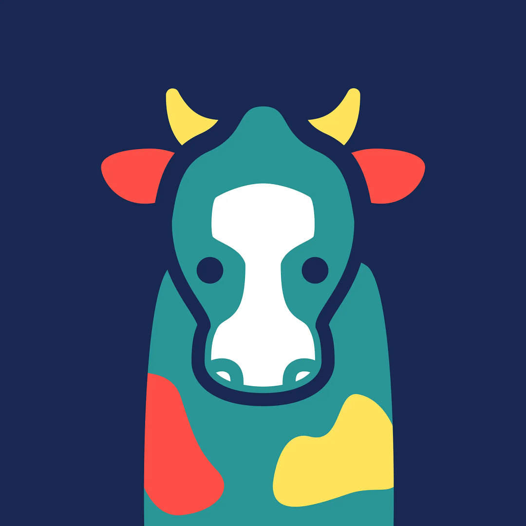 A colorful cow in Shenandoah.