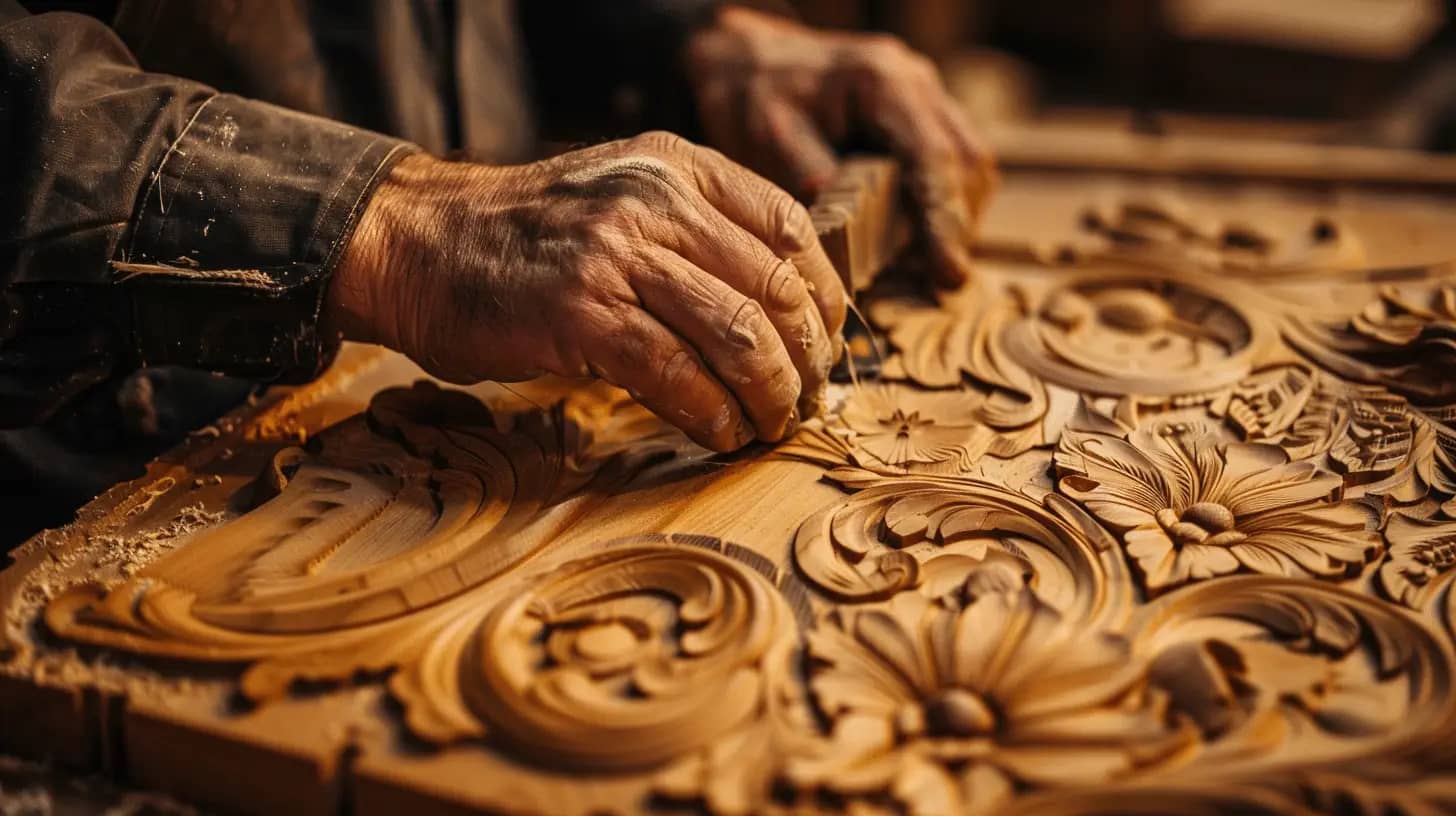 Wood carving
