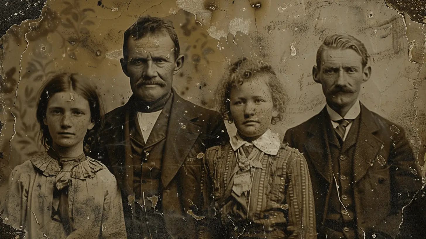 historical sepia photo