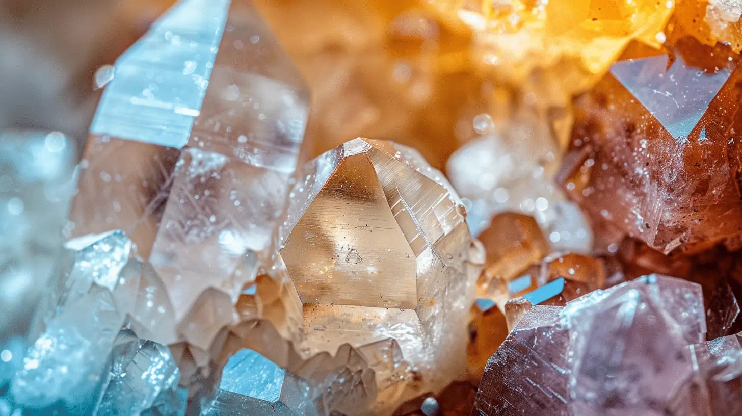 Stunning mineral specimens featuring quartz, feldspar, and mica