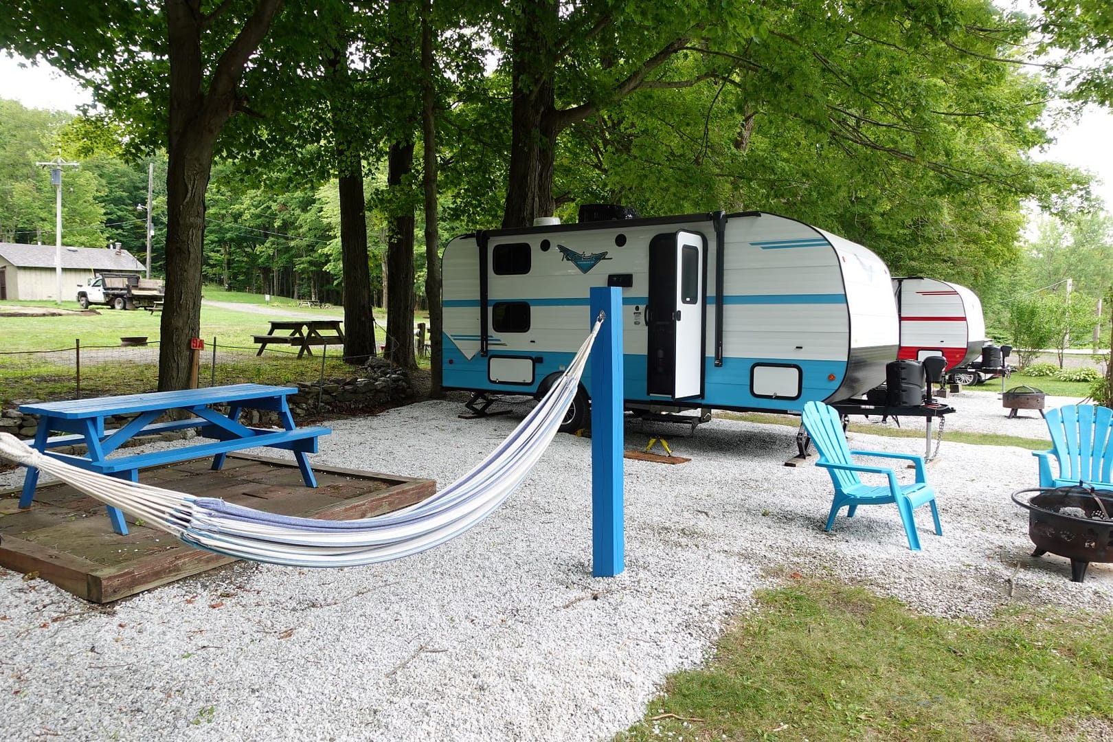 Retros RV and hammock