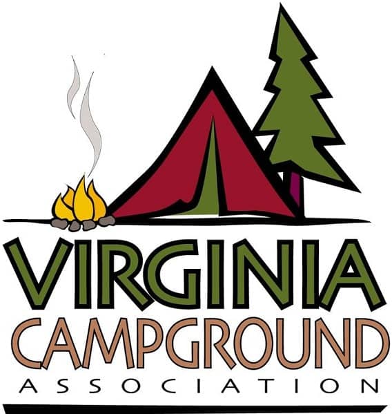 A logo for a campground.