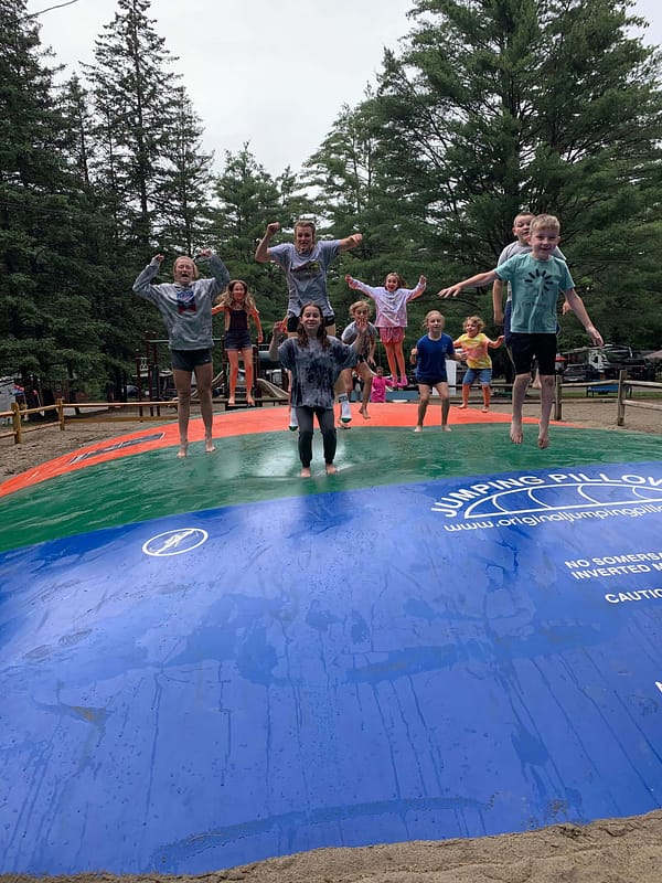 spacious skies adirondack peaks jumping pillow