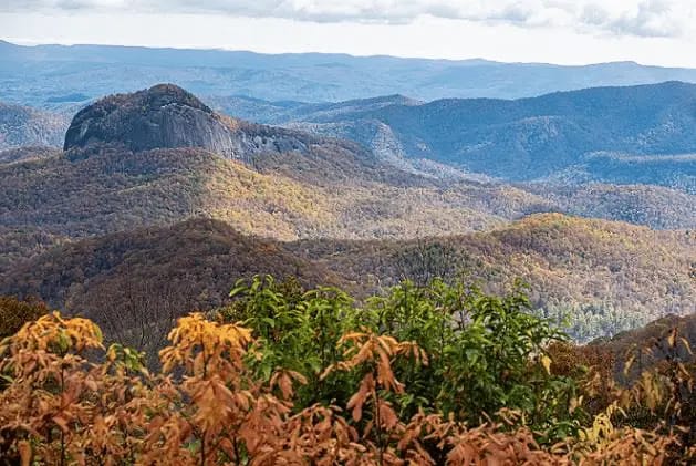 Mountain view landscape