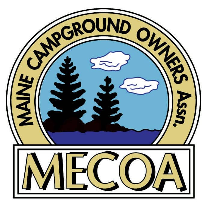 About the Maine Campground Owners Association (MECOA) logo.