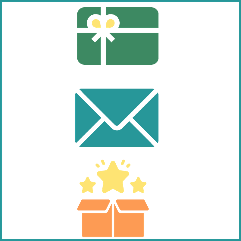 A minimalistic green character with a gradient face and yellow cap sits above a cyan rectangle and below a yellow-orange gradient rectangle, all enclosed in a teal border, reminiscent of the natural tranquility found at Woodland Hills Campground.